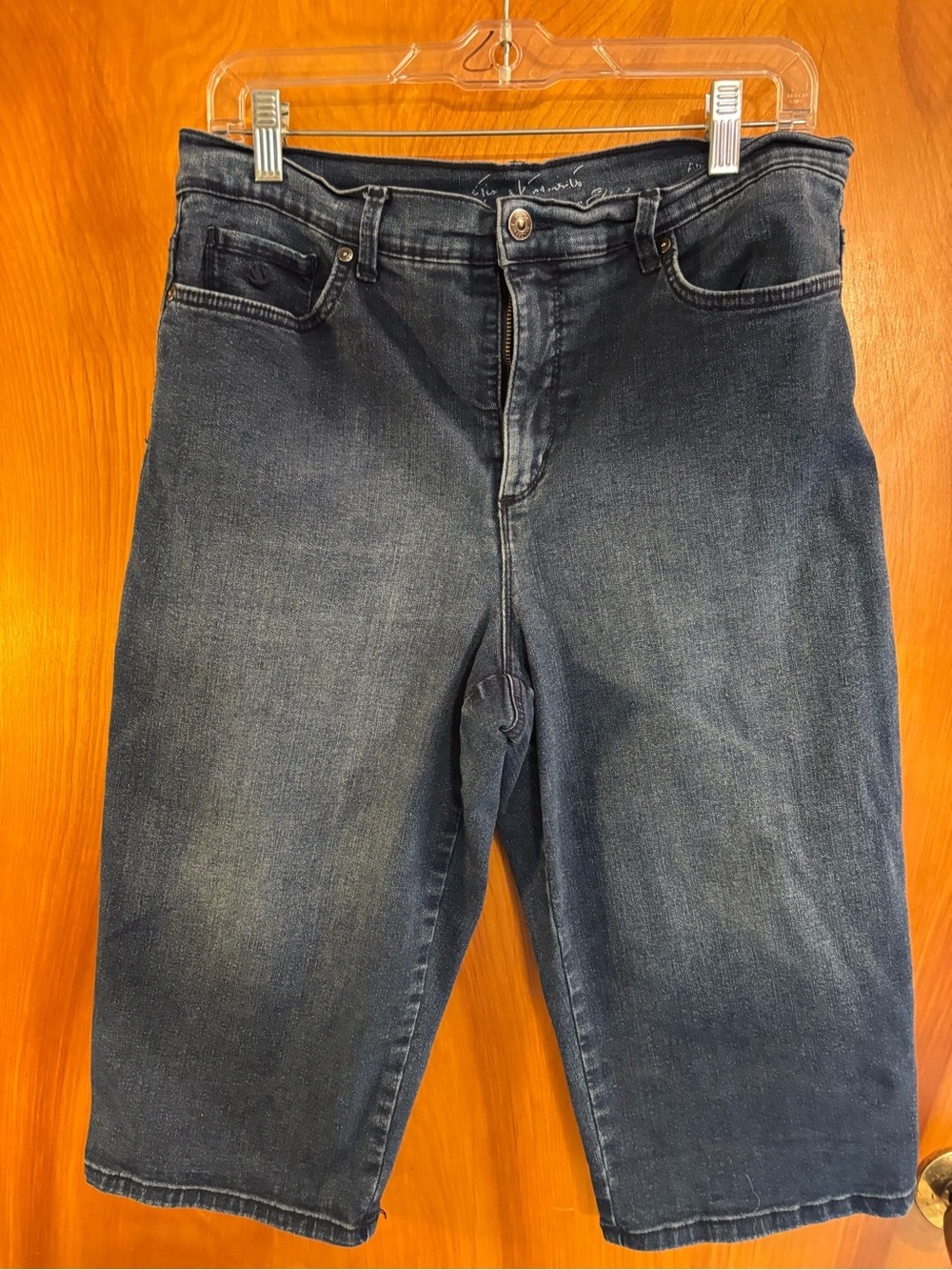 Gloria Vanderbilt Ladies Dark Wash Denim Relaxed Shorts